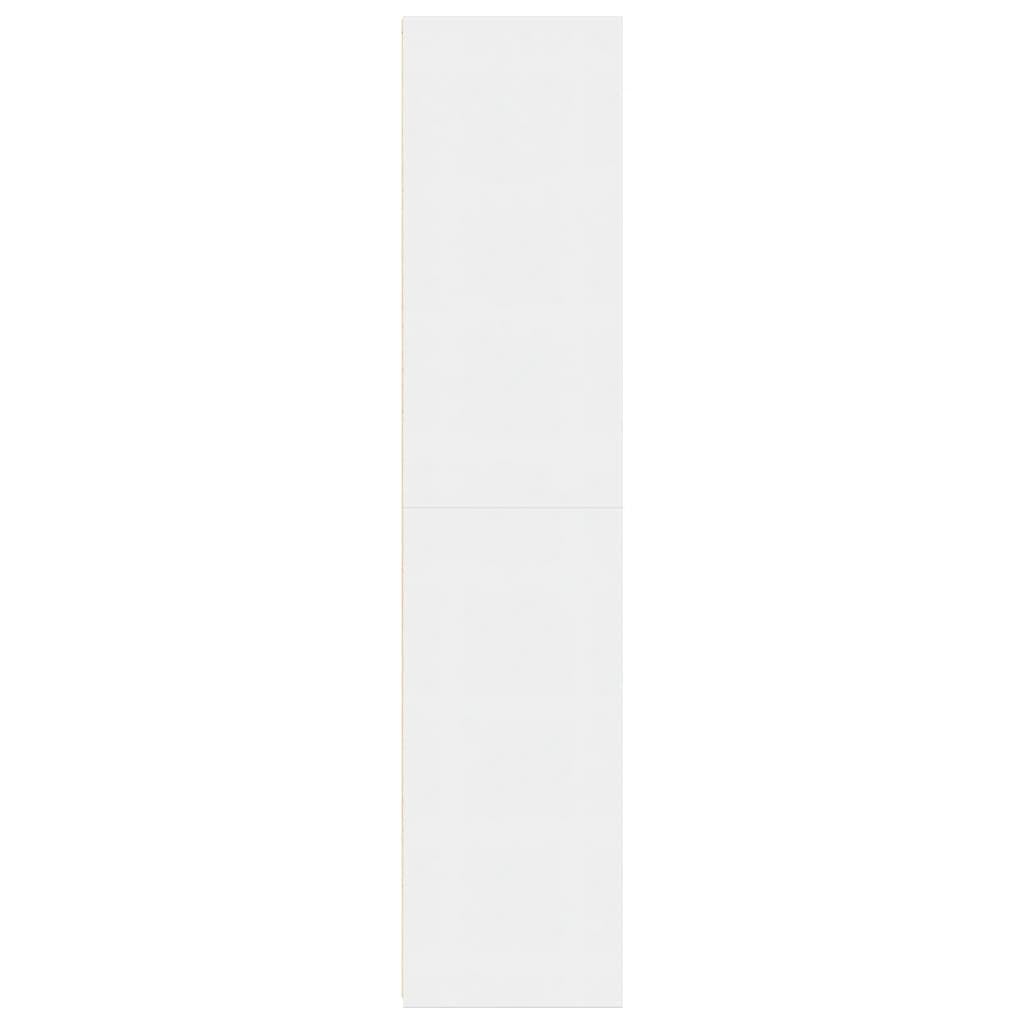 vidaXL Buffet haut blanc 50x41x185 cm bois d'ingénierie