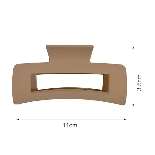 Garras de cabelo preto sólido clipes grandes prendedores de garra grande para mulheres meninas cabel