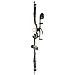 DIAMOND ARCHERY Deploy SB Fully Adjustable Equipped Durable Compound Bow with R.A.K. Package - RH, 70 Lbs, Black