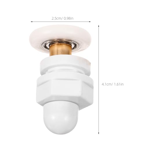 Rodillos para Puertas de Ducha Silenciosos de Nylon y Metal 5