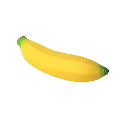 HEYCE Juguete de plátano inquieto,Pelota de Juguete elástica sensorial Amarilla - Juguetes para niños Banana Toy Gift para compañeros de Trabajo Compañeros de Clase Vecinos Familia