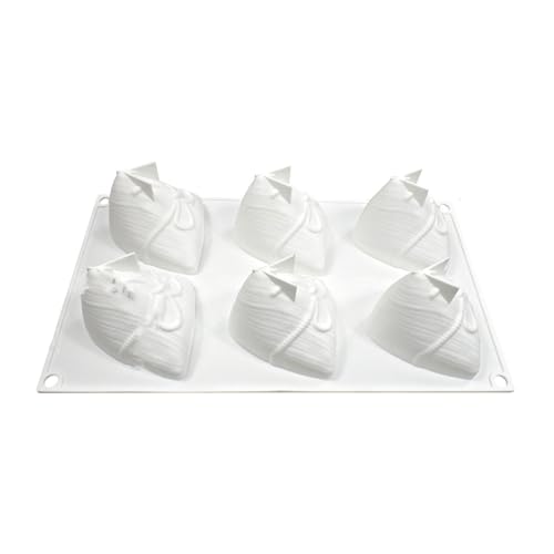 Morain Innovadora herramienta para hornear postres Zongzi de 6 tazas, llamativa herramienta para hornear postres