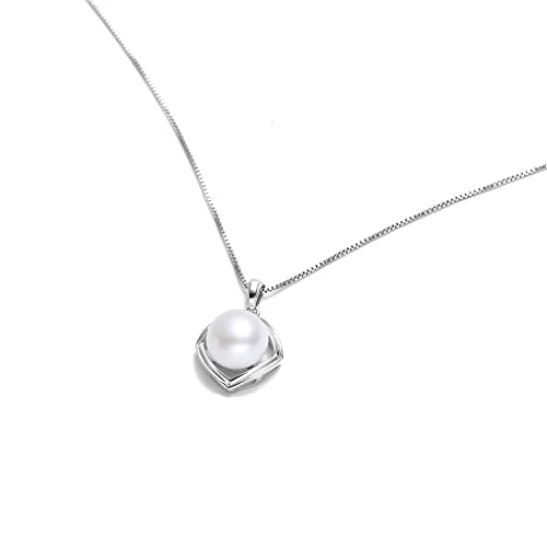Crane Pearl Pearl Necklace And Earring Set 925 Sterling Silver Freshwater Cultured Bridal Wedding Pearl Jewelry Set For Women Girls #TOP5