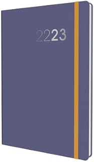 Collins Legacy A6 Week to View Mid Year Academic 2022-23 Diary - Purple (CL63M.55-2223) - Student Journal Planner with diary, notes and timetables
