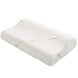 Memory Foam Pillow - Cervical Contour Neck Pillow Massage Orthopedic Pillows, Prime Soft Supportive