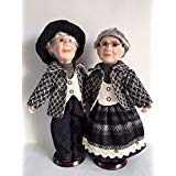 J.Misa CollectionJmisa 16" Pair of Grandpa & Grandma Lovely Porcelain Doll