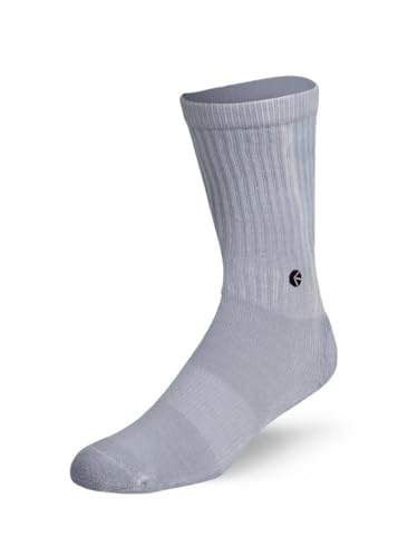 Chaussettes Crew Ethika homme Grey Mineral Wash en coton