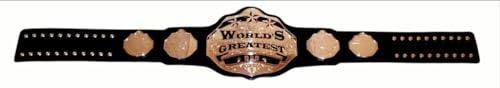 Generic Undisputed Belts World's Greatest Dad Championship Belt Adult Size - WELL PERFORM, Black2