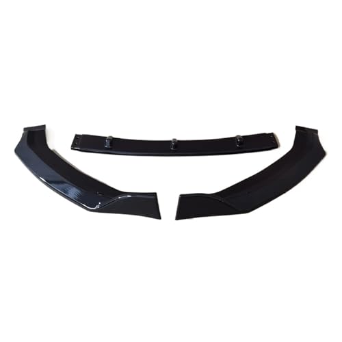 Aileron de pare-chocs avant pour Audi A3 8V S3 S-Line 2017-2020 en noir brillant