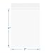 7 x 9 inches Thick 5 Mil Clear Zip Plastic Bags Lock Reclosable Poly Bag Seal Storage Bags With Zipper for Cards Envelopes Snacks Heavy-Duty 20Pack