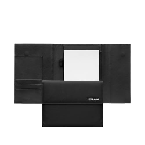HUGO BOSS Pinstripe Writing Set M Black pour sublimer vos réunions et bureaux