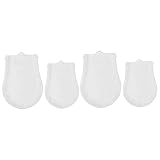UPKOCH 4 Piezas De Bolsa De Silicona para El Cabello Herramienta Batidora De Repostería Utensilios De Silicona para Hornear Masa para Galletas Bolsa para Amasar Pan Bolsa para