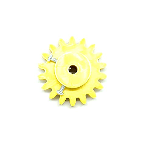 Image of INVENTO 1pcs 3D Printed Plastic Spur Gear 18 Teeth (50mm dia) + 22 Teeth (60mm dia), 10mm Width, 8mm hole, 2.5 Module for DIY Projects
