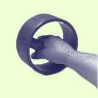 Amazon.com: Sammons Rolyan Pronation/Supination Wheel Hand Exercise Bar ...