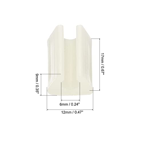 Pies para rejilla de fregadero de cocina PATIKIL 30 piezas plástico blanco miniatura 2