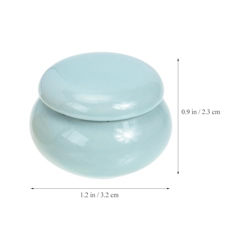 2 tazas cerámicas para limpieza de uñas PRETYZOOM miniatura 2