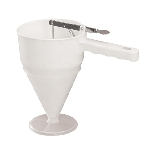 Dispensador de | 1200 ml con Base y Embudo - para Magdalenas y Cupcakes | para Cocina, Desayunos, Postres, Galletas, Magdalenas y Horneado en Casa Dispensador de | 1200 ml con Base y Embudo - para Magdalenas y Cupcakes | para Cocina, Desayunos, Postres, Galletas, Magdalenas y Horneado en Casa