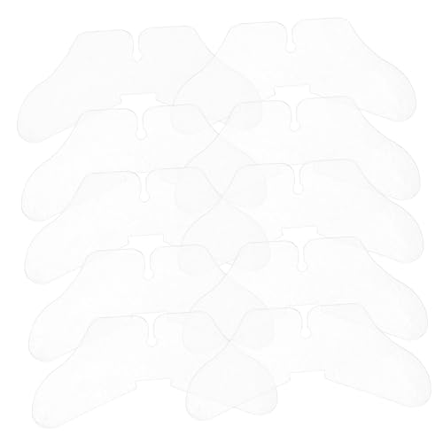 Unomor Dress Shirt Collar Protectors 100pcs Collar Stays Nonslip Collar for Men