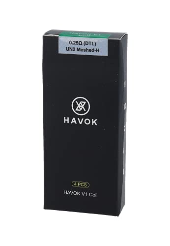 Uwell Havok V1 UN2 Meshed-H Verdampferköpfe 0,25 Ohm Widerstand - nikotinfrei – Bild 6