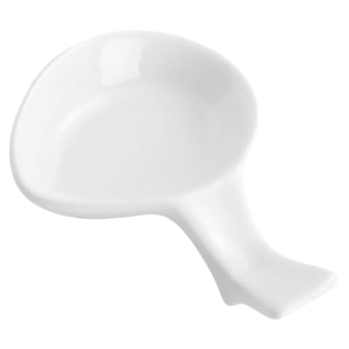 FRCOLOR 創意日式陶瓷調味?兼用箸置き スプーンフォーク対応 耐熱テーブル用レスト 食卓用小皿 多機能カトラリーホルダー