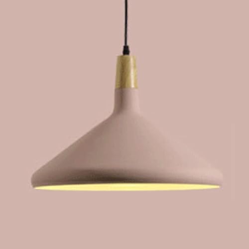 Lustre en métal style bois luminaire suspendu moderne pour salle à manger et bar chic