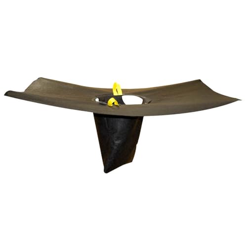 ENPAC Storm Sentinel Catch Basin Insert, Storm Drain Filter, Witches Hat, Black, Geotextile, Reuseable, 36"x48" (4320)