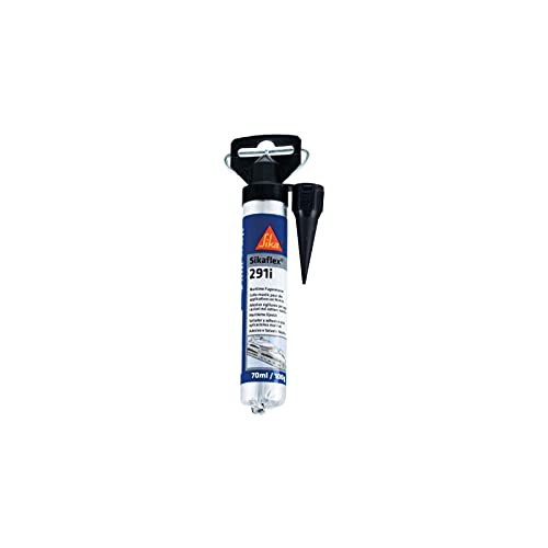 Lot de 6 colles mastic marine SIKA Sikaflex 291i - Noir - Mini recharge 70ml