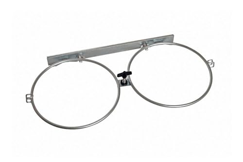 Karlie Napf-Wand- und Zwingerhalter L: 27 cm B: 55 cm ø: 24 cm für 2 x 2800 ml
