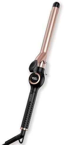 WEEYUM 3/4 Inch Long Curling Iron/Wand for Short Hair, Dual Voltage