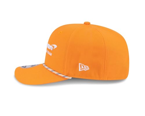 New Era McLaren Racing 9Seventy Rope Papaya Strech Snap Hat Orange miniatura 4