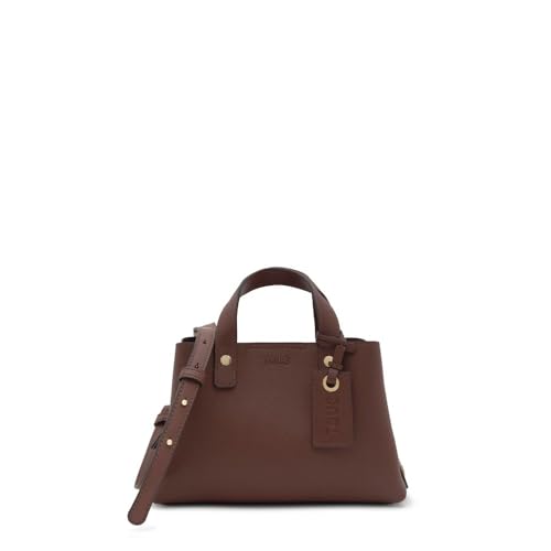 Sac à main en cuir marron TOUS, votre allié style pour le bureau et les sorties