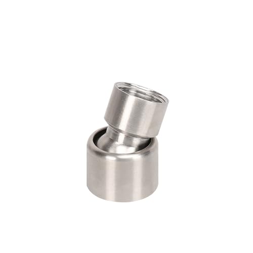 NearMoon Shower Head Swivel Ball Joint- Solid Brass Shower Connector Adjustable Swivel Ball for 8 Inch ShowerHead (Brushed Nickel)