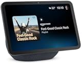 Amazon Echo Show 8 (neueste Generation), brillantes 8,7-Zoll-Display in HD-Auflösung mit raumfüllendem und 3D-Audio, Graphit, mit Alexa+ Early Access