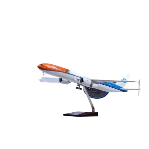 Modèle d'avion KLM Boeing 777 Orange Pride 1:157 | Maquette en métal de 47 cm pour collectionneur