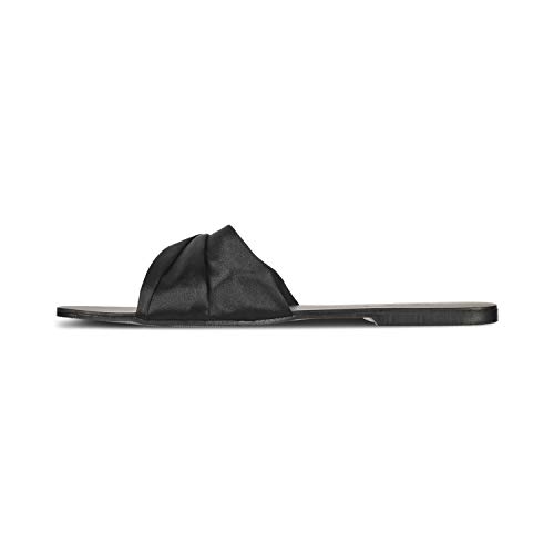Image of SOLE HEAD Gold Flats Sandal for Women