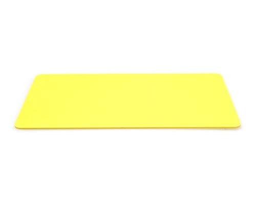 Identity-Plus: Blank Yellow PVC Micron 760 Card - Coloured Core (100)
