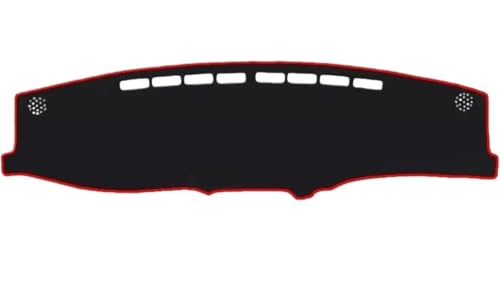 Cubierta Del Tablero Tablero Instrumentos Cubierta Antideslizante Protector Almohadilla Parasol Coche Alfombra Para Lexus Para LS430 2002 2005(Left Hand Red)