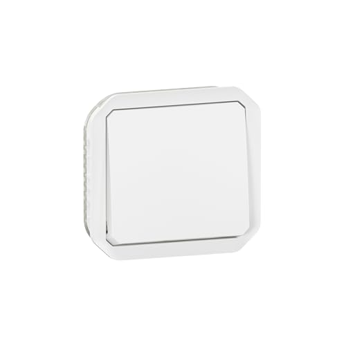 va et vient ou interrupteur - 10a - blanc - composable - legrand plexo 069611l