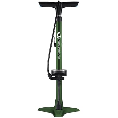 Crank Brothers Gem Floor Pump with Gauge Cover