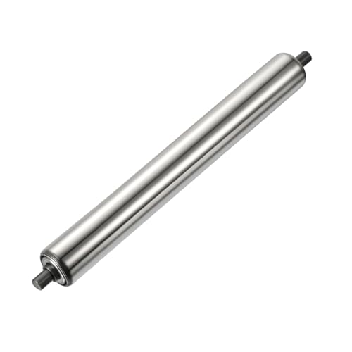YOKIVE Conveyor Roller, Stainless Steel Roller Replacement | Smooth Movement, Great for Factories, Warehouses Use (Silver, 1.5 Inch Dia, 16 Inch Length)