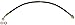 Dorman H620736 Front Driver Side Brake Hydraulic Hose Compatible with Select Acura / Honda Models