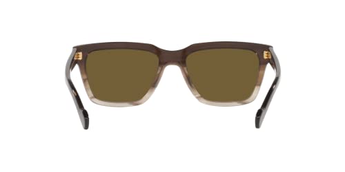 Image of Vogue Eyewear Man Sunglasses Havana Honey Frame, Dark Green Lenses, 54MM