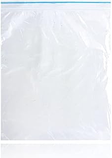 ANEEQA Freezer Bags Food Bags Home Small Ziplock Storage Reusable Sealable Grip Soup 220mm X 220mm Strong Resealable Clear Plastic Kitchen Transparent Jewellery Sweets Cookies Earrings Pack Of 15