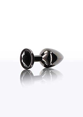 Butt Plug With Diamond Jewel S - Negro