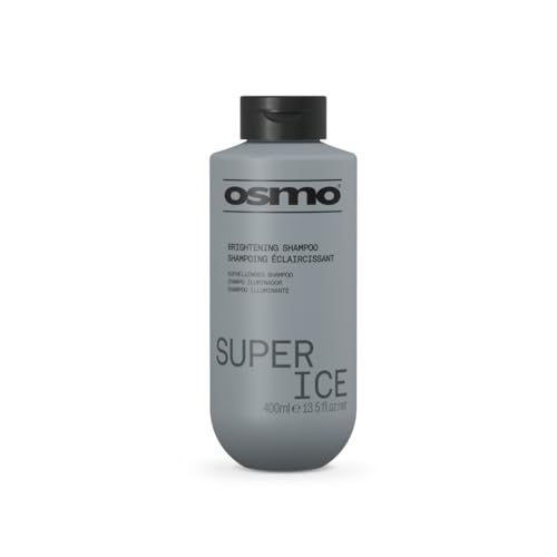 OSMO Super Ice Shampoo | Black Pigment for Brightening Blonde Hair | For Bleached & Natural Blonde Hair | Vegan. 400ml