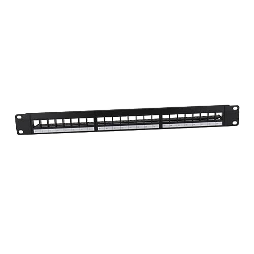 Panneau de brassage Ethernet Mikikit rackable avec gestionnaire de câble réseau RJ45