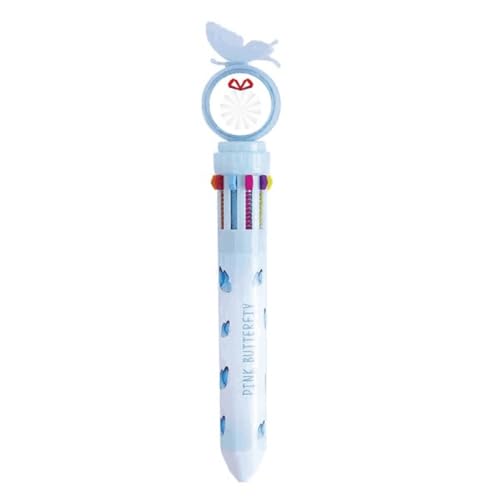Stylo à bille multicolore Origami blanc idéal pour organiser vos cours de rentrée