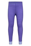 Mountain Warehouse Merino Kids Baselayer Pants Purple Kids 9-10 Yrs (128-140 cm)