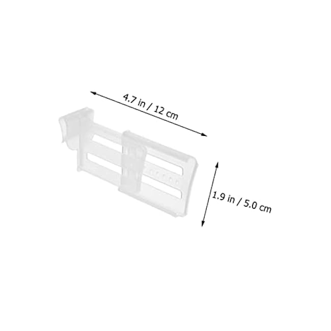 VALICLUD 12pcs Adjustable Refrigerator Drawer Dividers Expandable Fridge Shelf Organizers with Telescopic Lengthening Design for Kitchen Storage and Food Organization