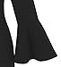 Mambabacosp Women's Bell Sleeve Church Dress Clergy Fishtail Tab Insert Collar Priestess Dress Black